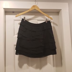 Club Monaco Layered Silk Skirt